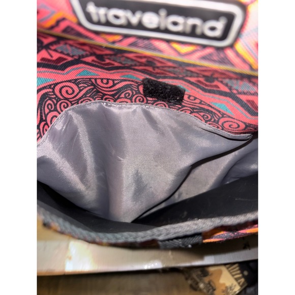 Traveland Carry on  Geometric Print Travel Bag /School Bookbag - Picture 2 of 16